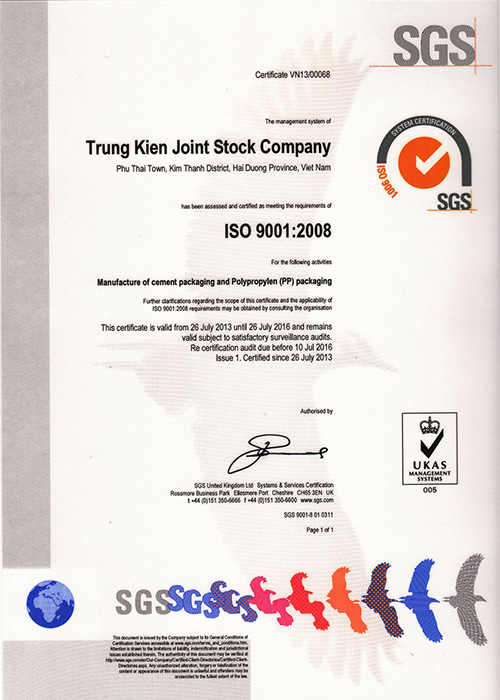 ISO 9001:2008 Certification